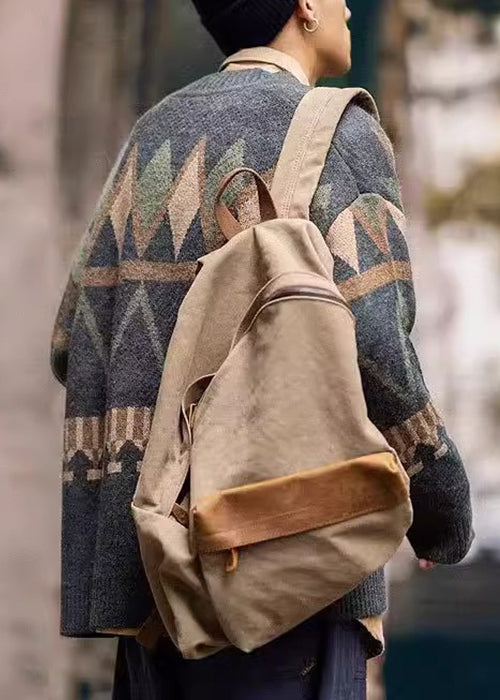 Spring Dark Gray Neck V Knit Jacquard Coat Button