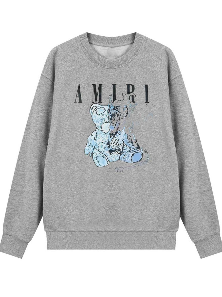 Cartoon Letter Print Sweatshirt Ar7047
