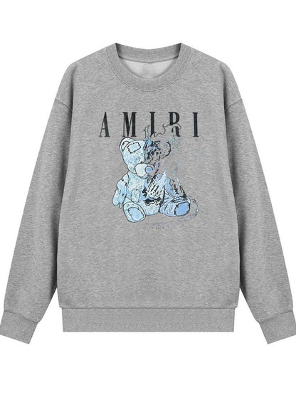 Cartoon Letter Print Sweatshirt Ar7047
