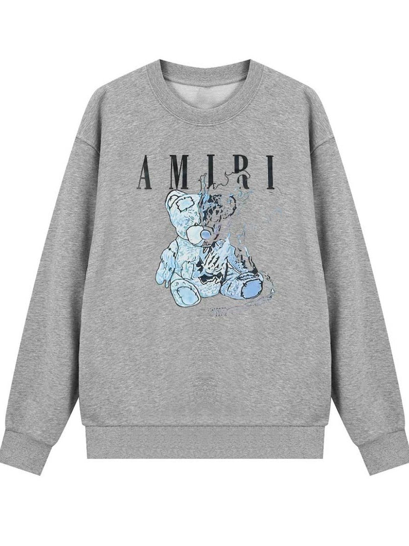 Cartoon Letter Print Sweatshirt Ar7047