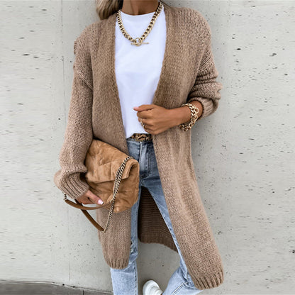 Lauren | ’s Relaxed Fit Long Open Front Cardigan