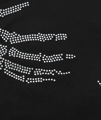 Kiana Embellished Crop T-shirt