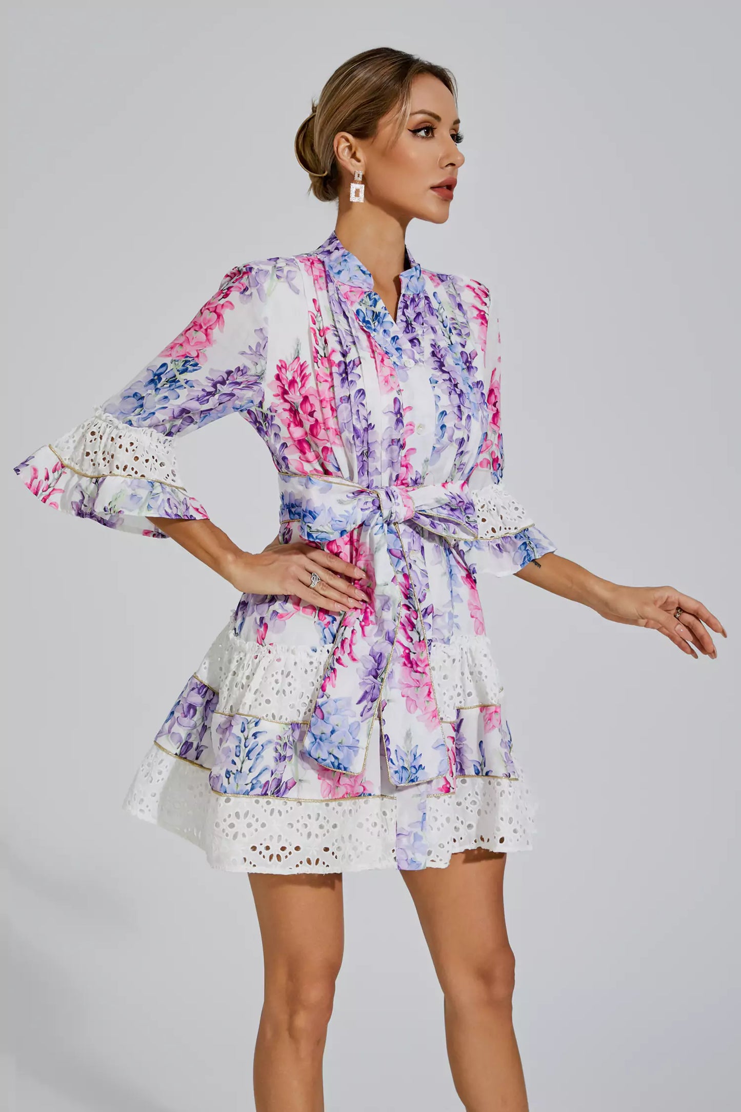 Kimora Belted Mini Dress