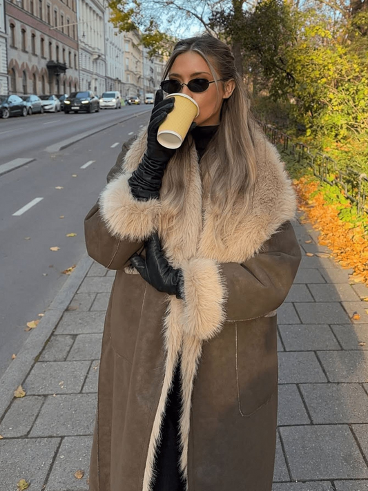 Azlyn Reversible Faux Fur Coat