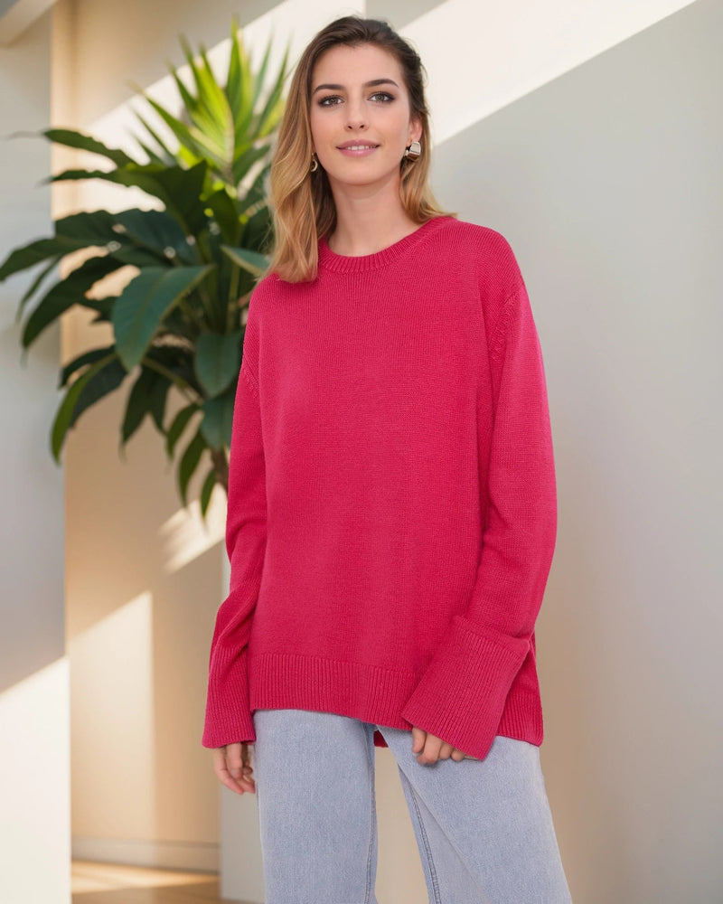 Oversized Loose Autumn Winter Warm Thick Knit Sweater