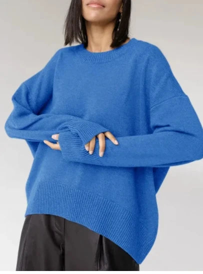 Oversized Loose Autumn Winter Warm Thick Knit Sweater