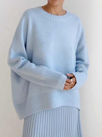 Oversized Loose Autumn Winter Warm Thick Knit Sweater