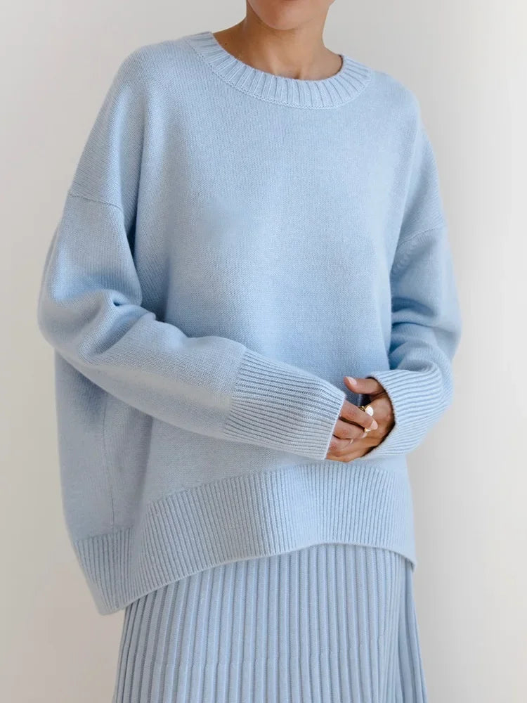 Oversized Loose Autumn Winter Warm Thick Knit Sweater