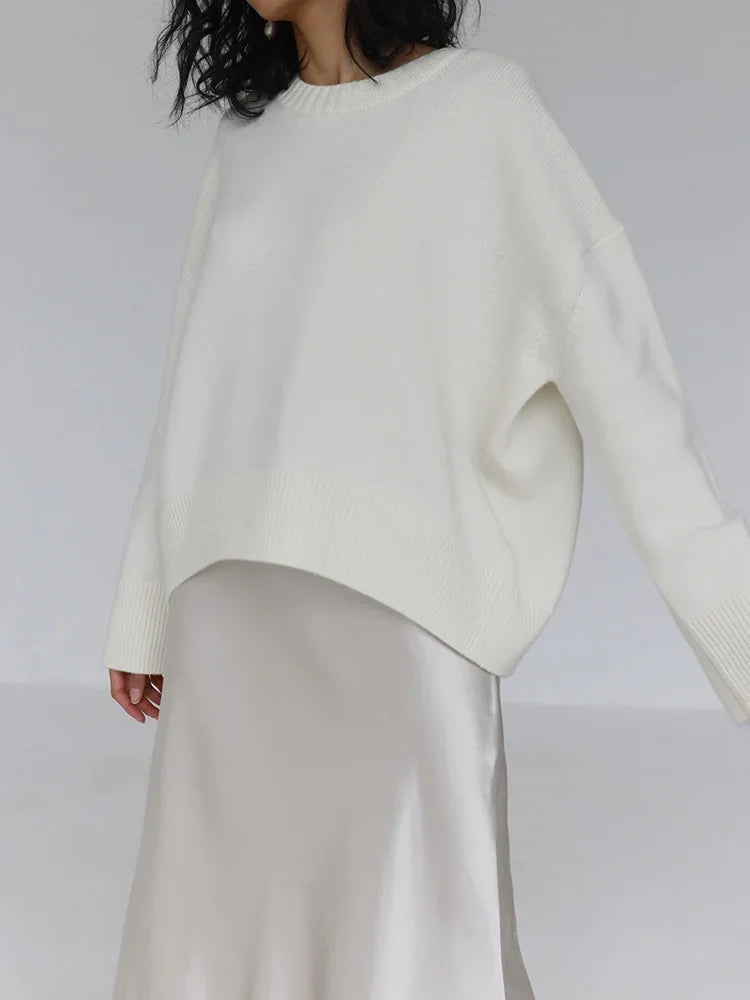 Oversized Loose Autumn Winter Warm Thick Knit Sweater
