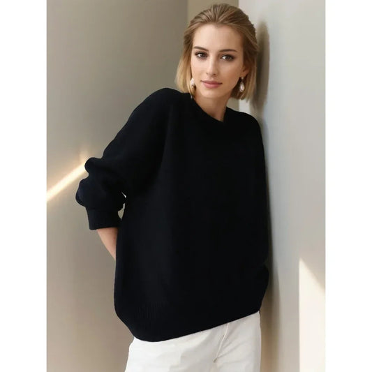 Oversized Loose Autumn Winter Warm Thick Knit Sweater
