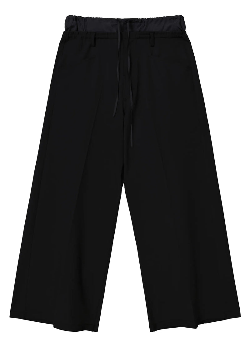 Light Splicing Wide-leg Pants