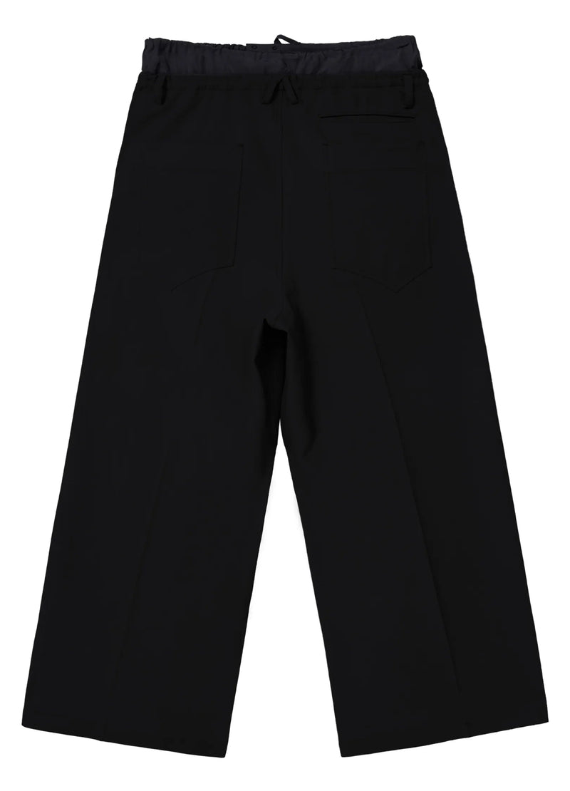 Light Splicing Wide-leg Pants