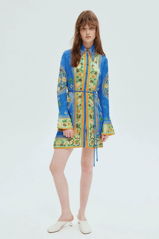 Lisbeth Long Sleeve Mini Dress