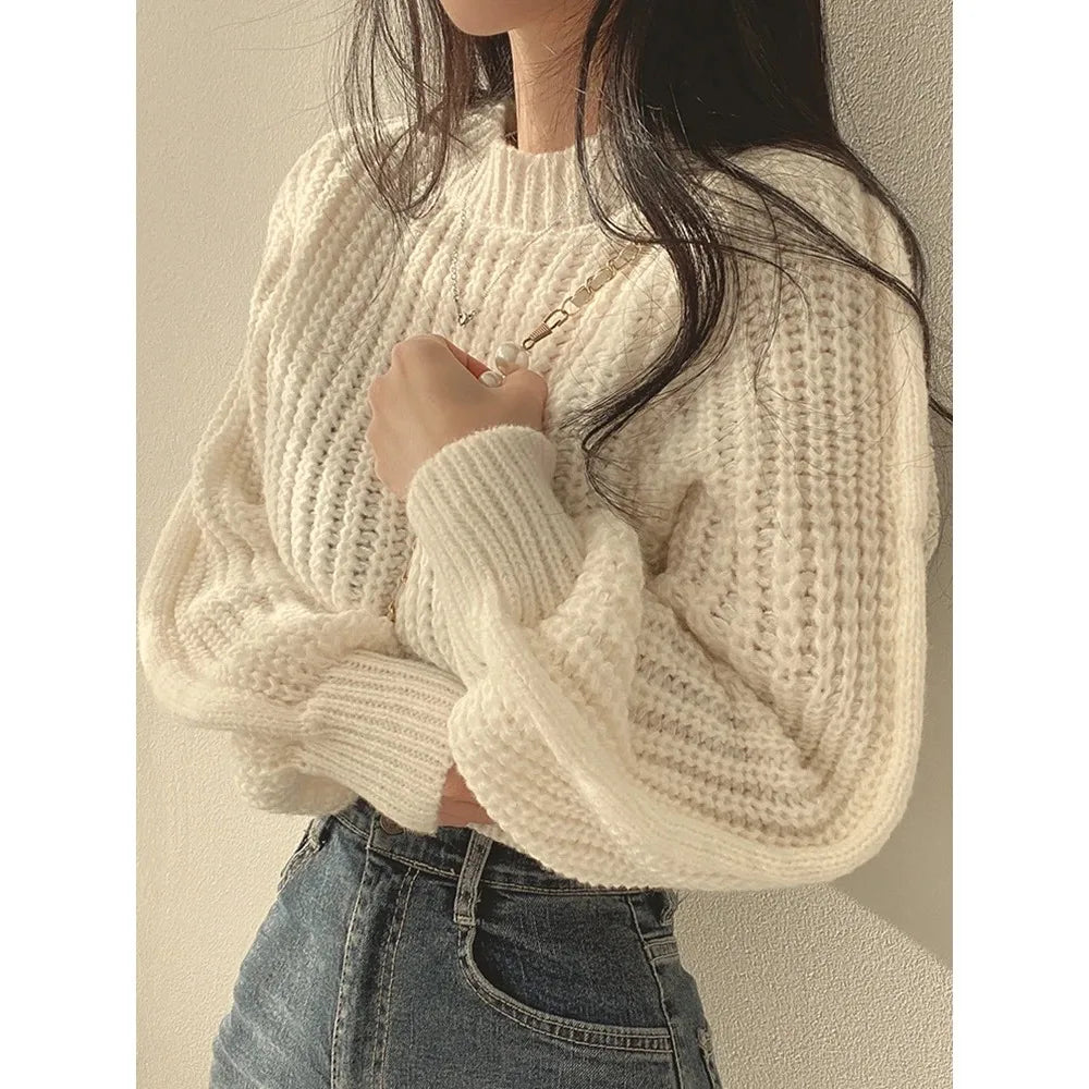 Loose Lantern Long Autumn Warm Sweater