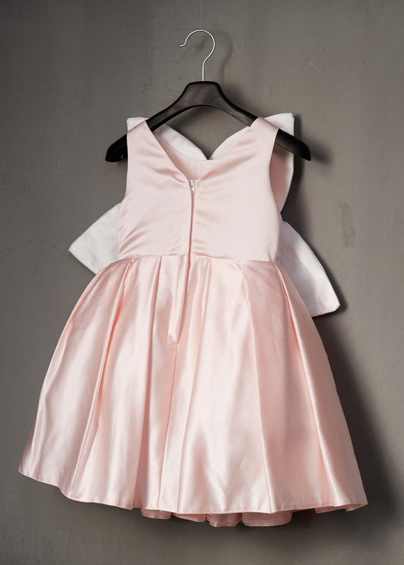 Pink Patchwork Long Dresses Sleeveless Yg022