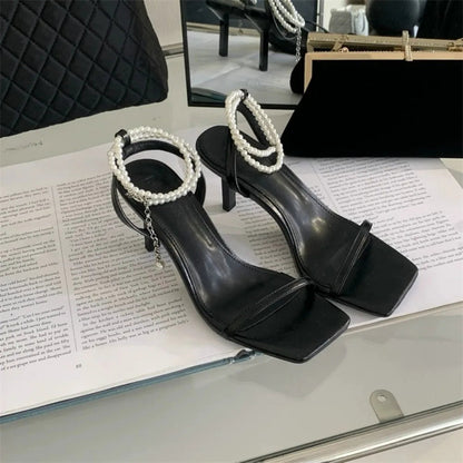 Summer High-heeled Comfort Leather Suit Female Beige Shoes Low Heel Pumps