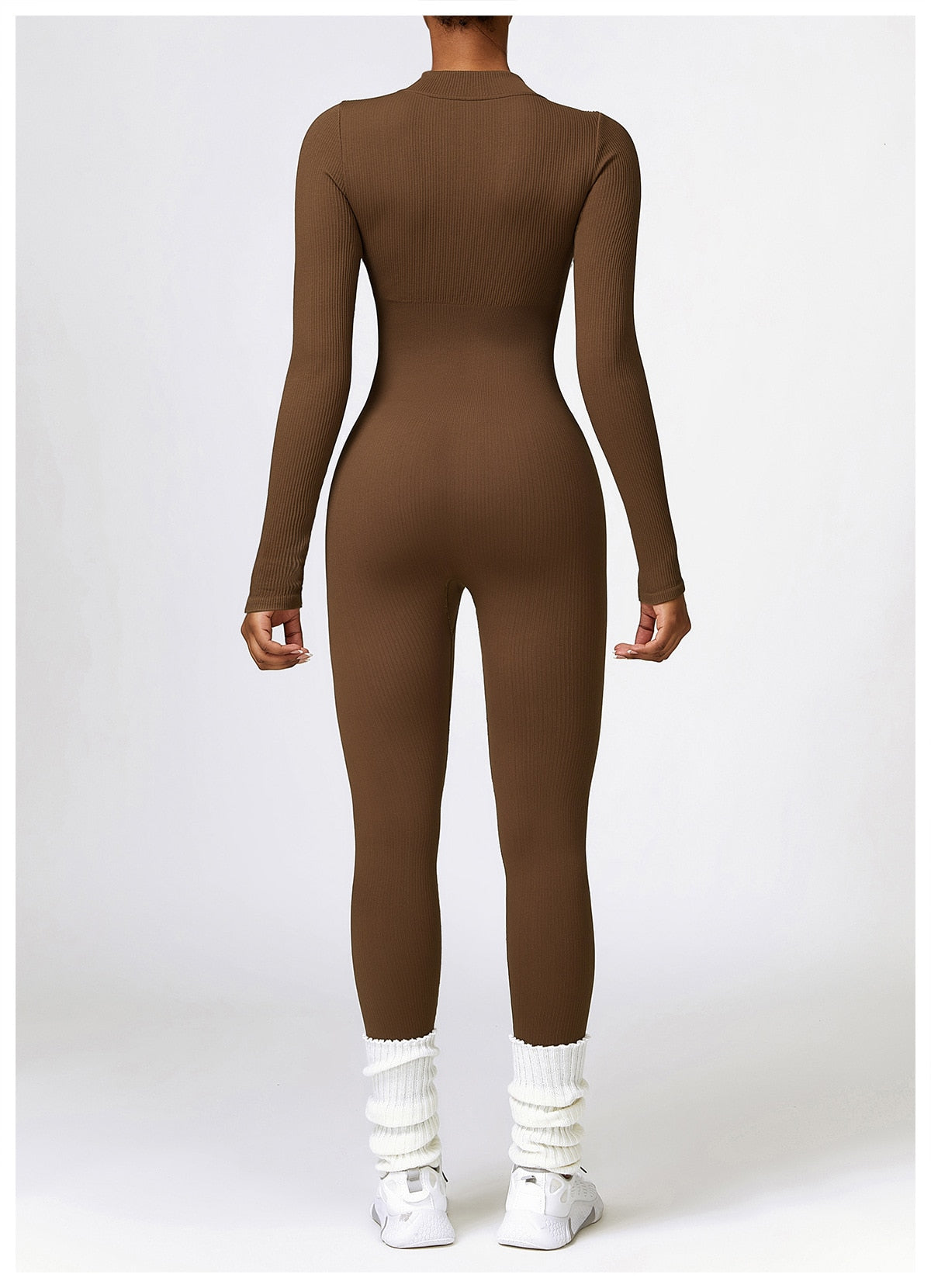 Serena - Zip Up Jumpsuit Long Sleeve