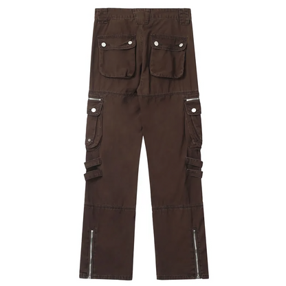 Multi-pocket Utility Cargo Pants
