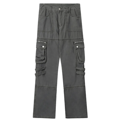 Multi-pocket Utility Cargo Pants