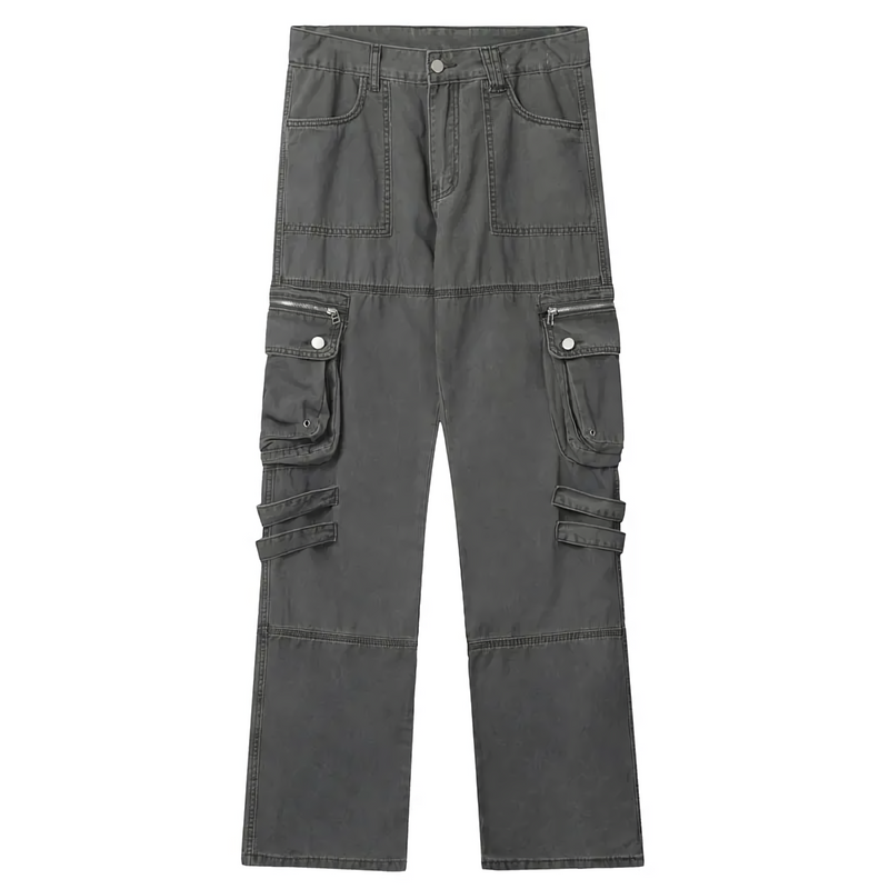 Multi-pocket Utility Cargo Pants