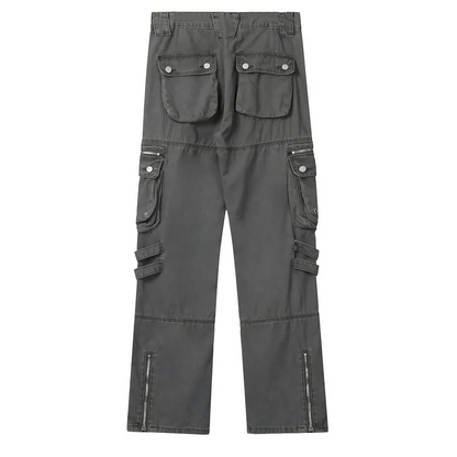 Multi-pocket Utility Cargo Pants