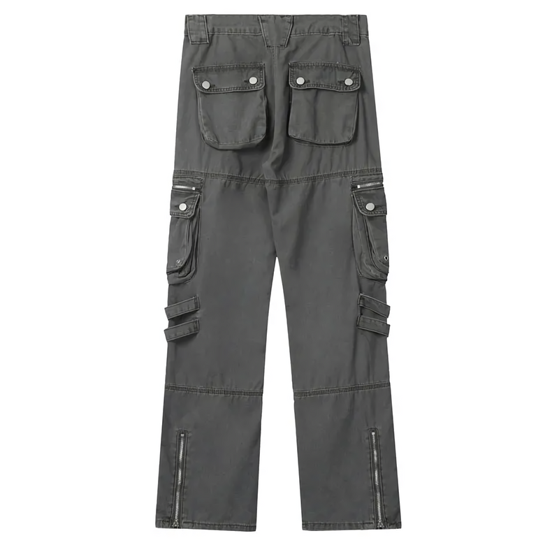 Multi-pocket Utility Cargo Pants