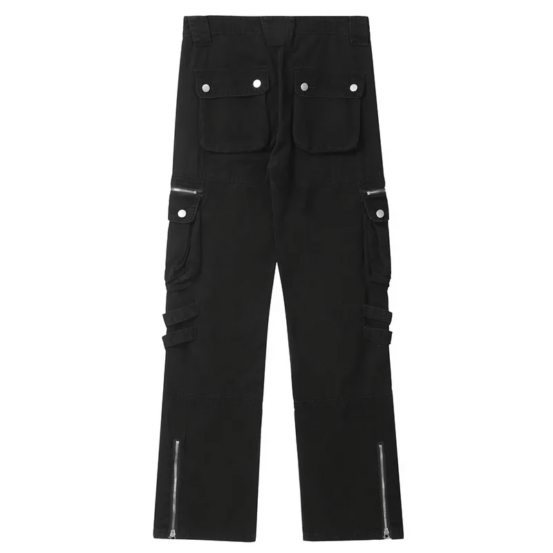 Multi-pocket Utility Cargo Pants