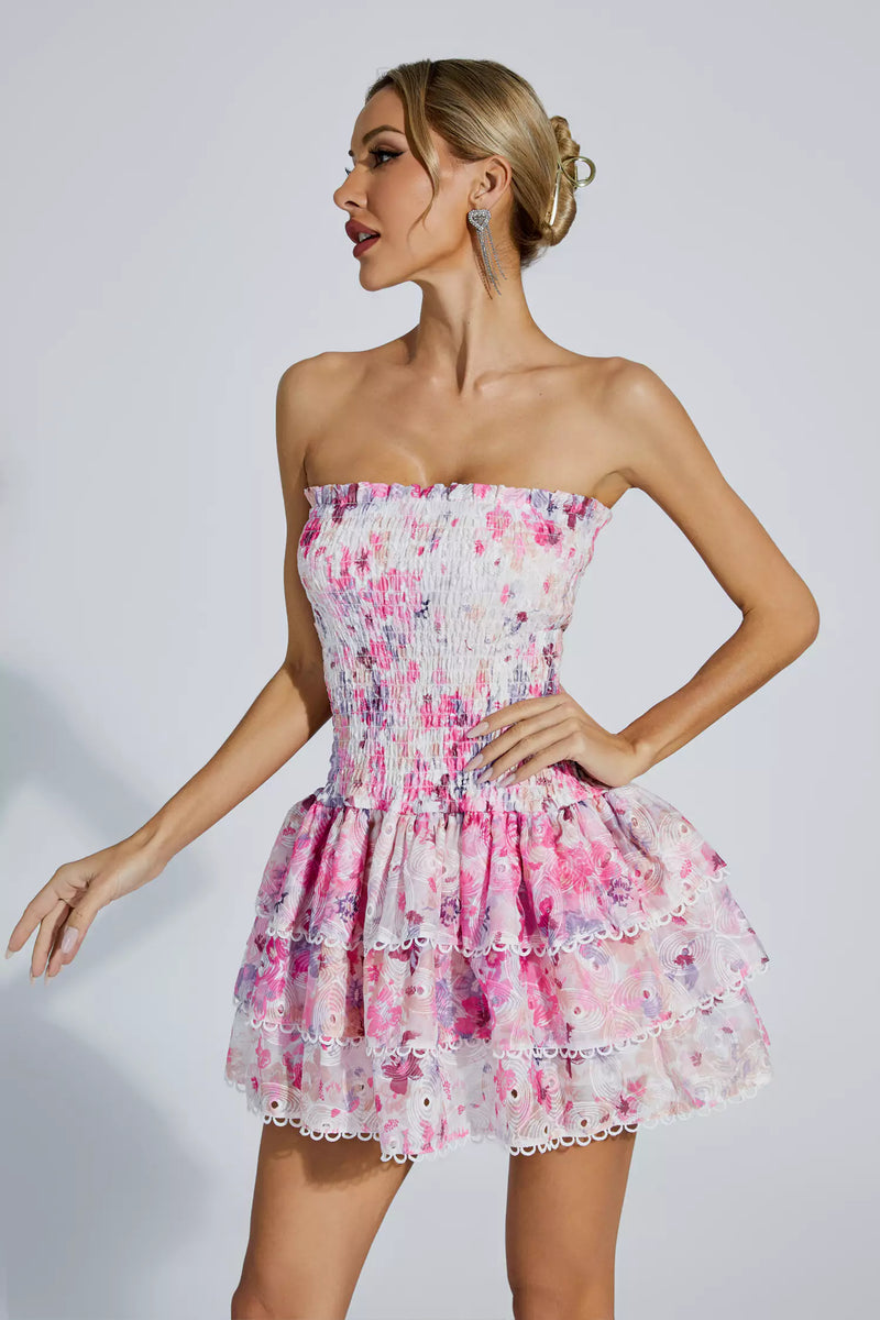 Mercy Ruched Mini Dress