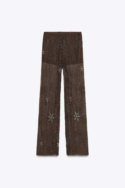 Midnight Mirage Beaded Pants
