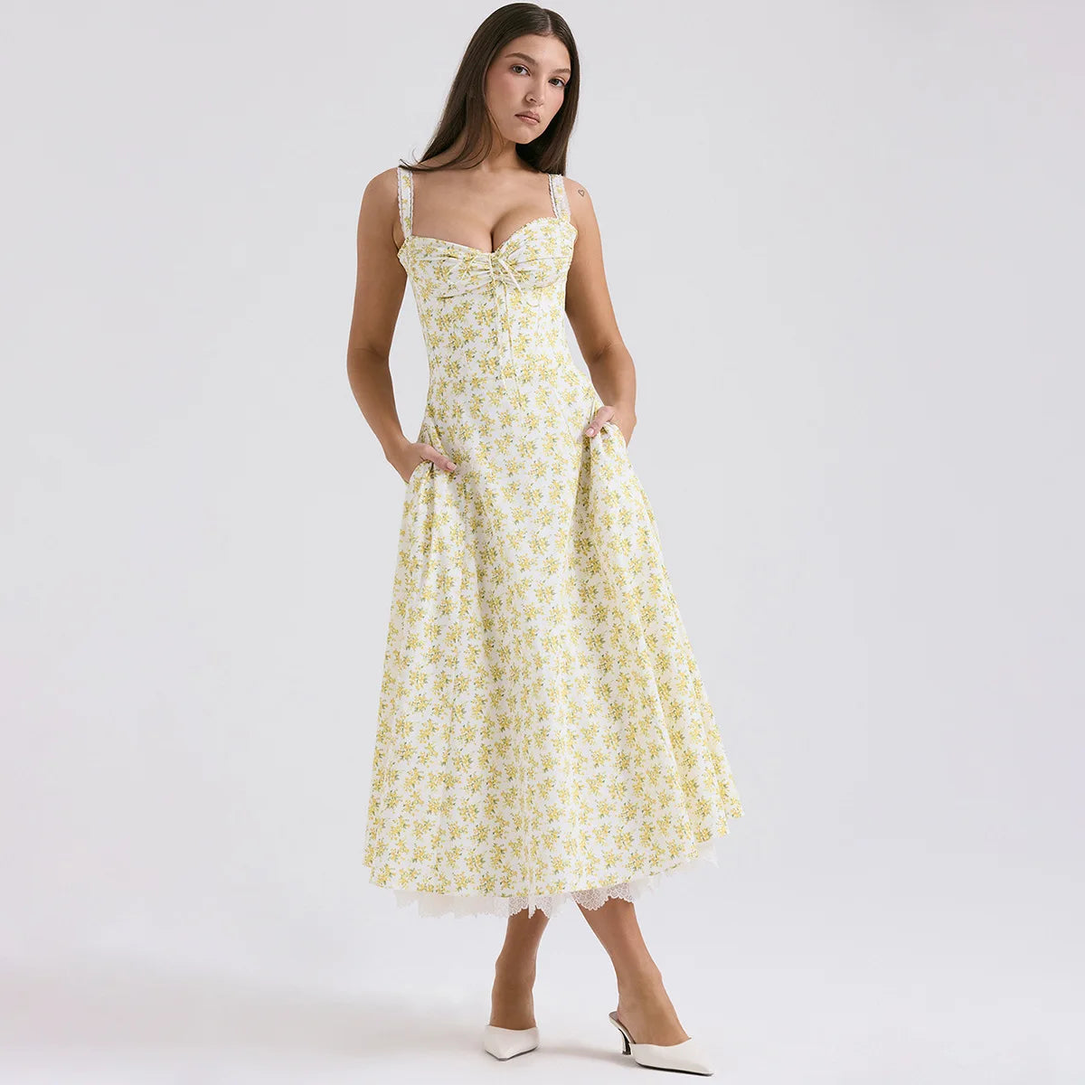 Print Summer Midi Dress