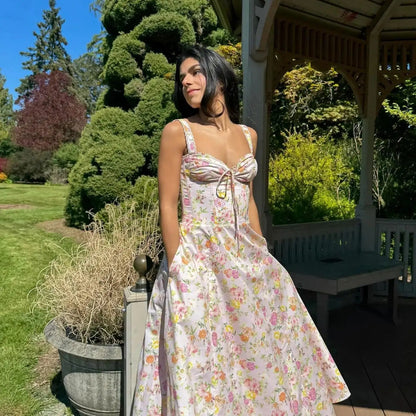 Print Summer Midi Dress