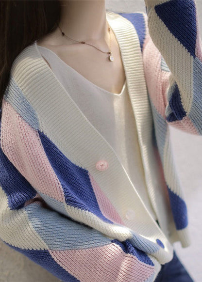 Modern Green Oversized Warm Knit Cardigans Spring Oo011