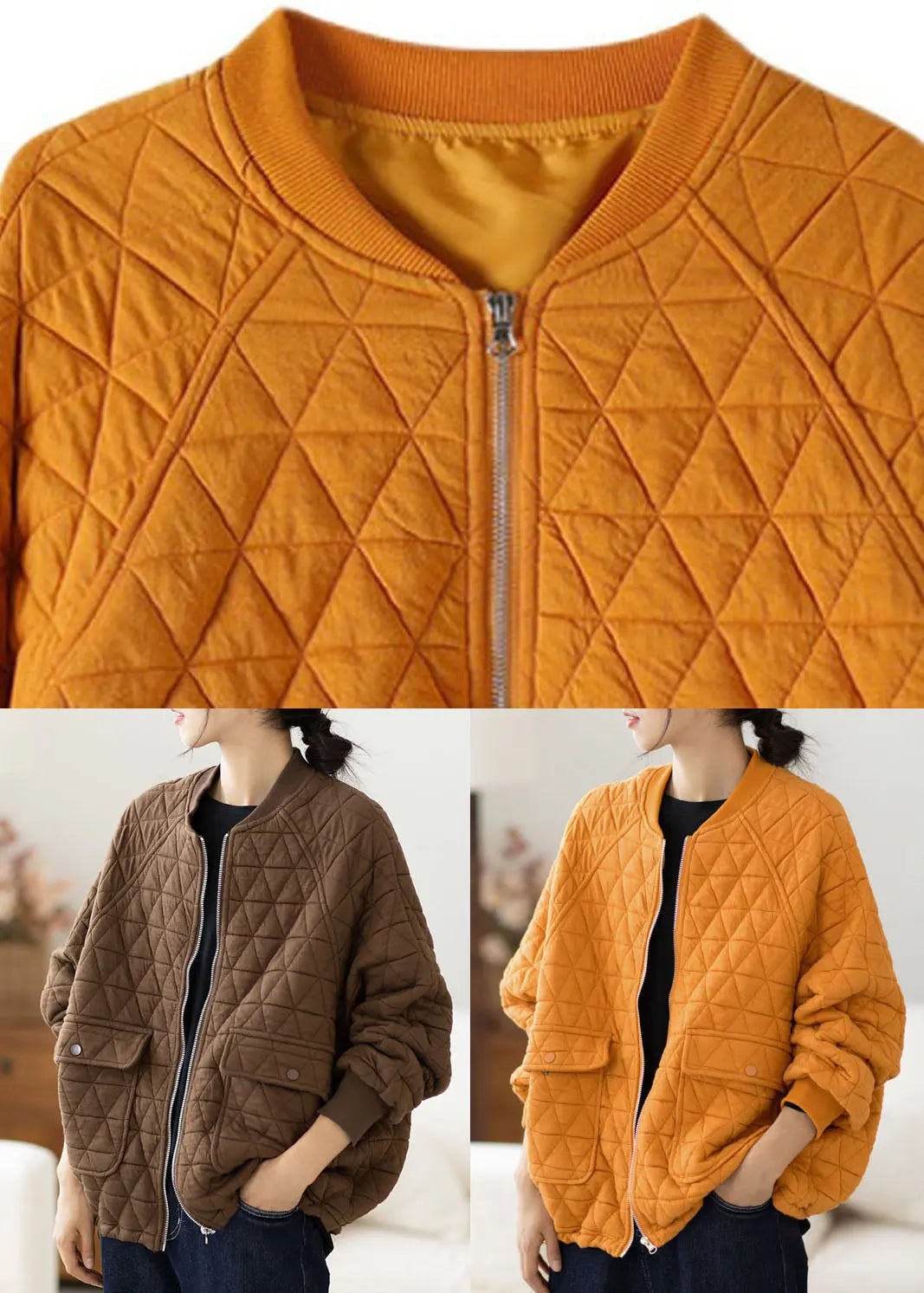 Pockets Patchwork Fleece Coat Fall