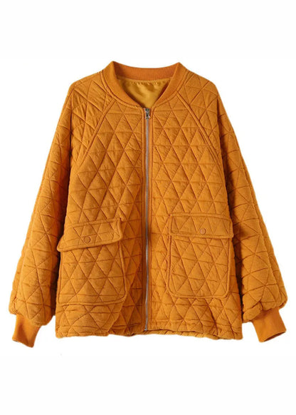 Pockets Patchwork Fleece Coat Fall
