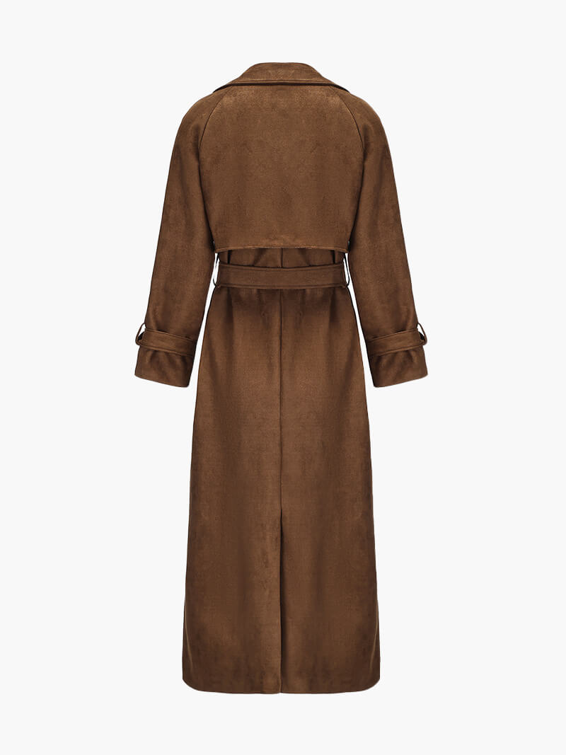 Molly Suéde Trenchcoat