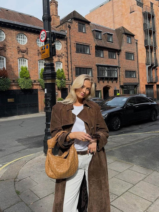 Molly Suéde Trenchcoat
