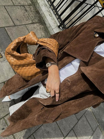 Molly Suéde Trenchcoat