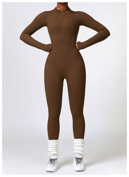Serena - Zip Up Jumpsuit Long Sleeve
