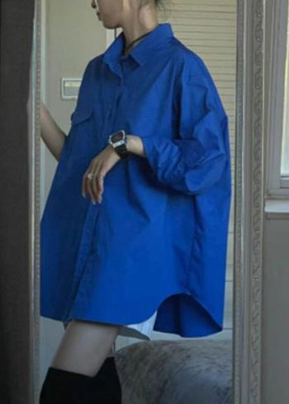 Shirt Blue New and Spring Two Set Butto Piece Black Coats