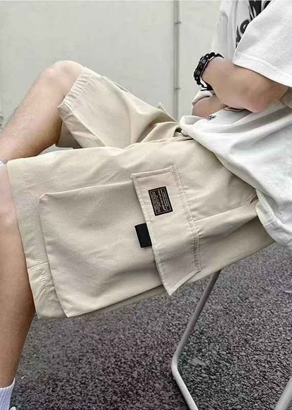 Pockets Khaki New Light Shorts Up Cotton Summer Lace