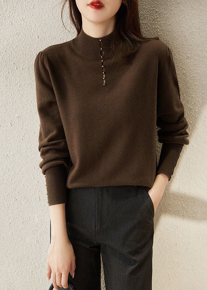New Red Hollow Out Wool Knit Sweater Spring Tf008