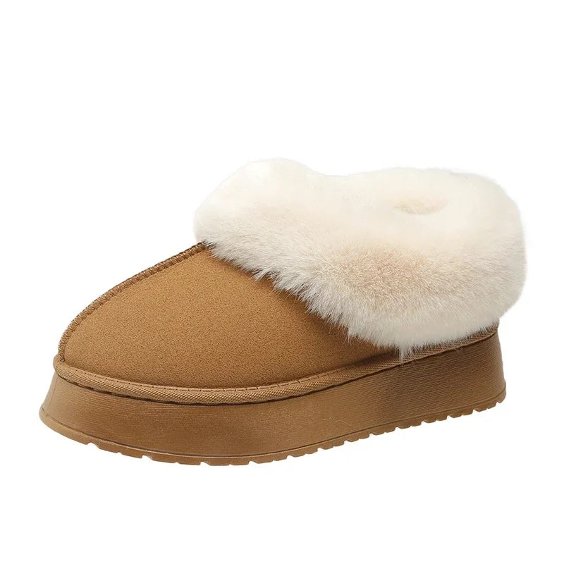 New Warm Short Plush Fur Ankle Sporty Comfortable Snow Boot