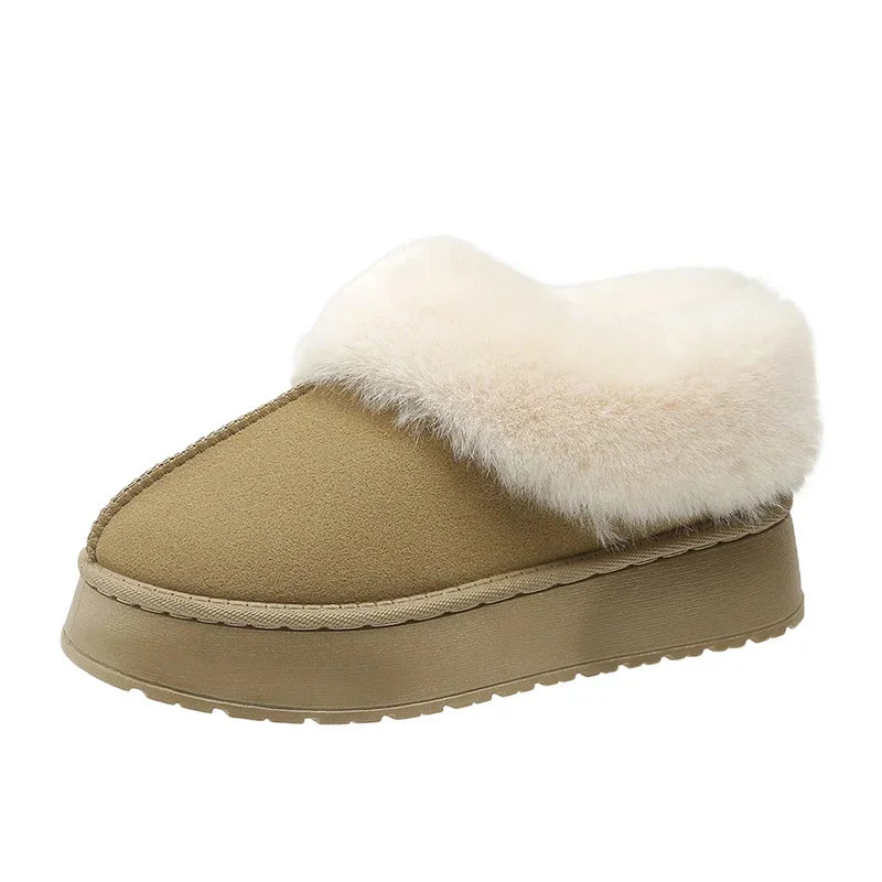 New Warm Short Plush Fur Ankle Sporty Comfortable Snow Boot
