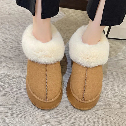 New Warm Short Plush Fur Ankle Sporty Comfortable Snow Boot