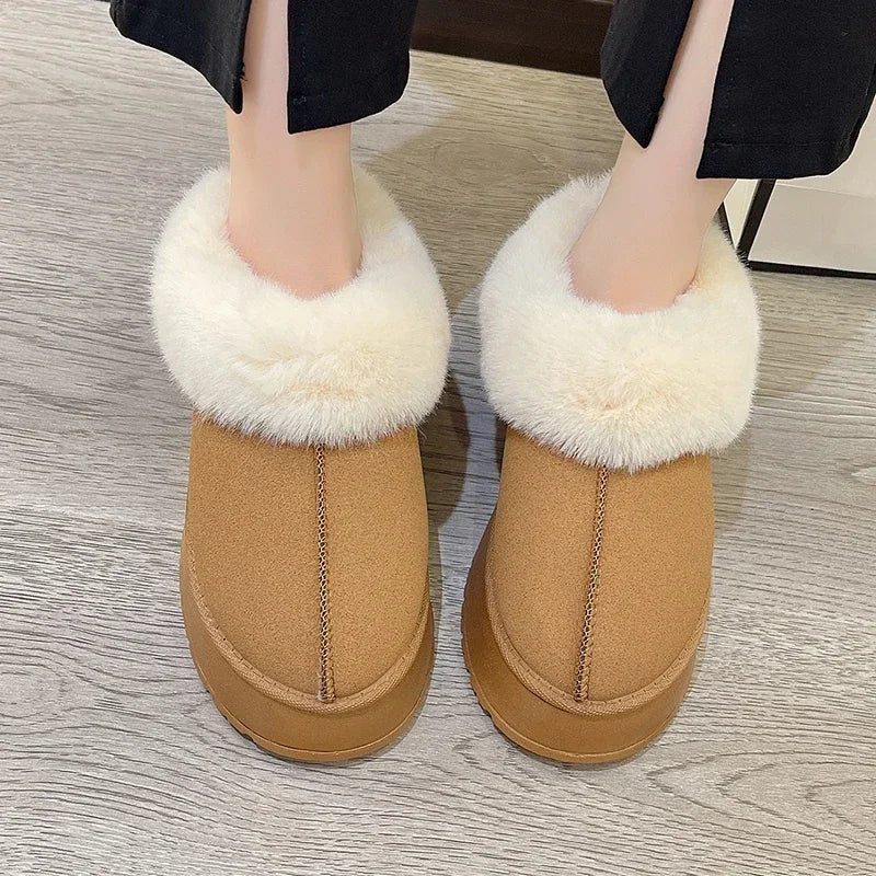 New Warm Short Plush Fur Ankle Sporty Comfortable Snow Boot