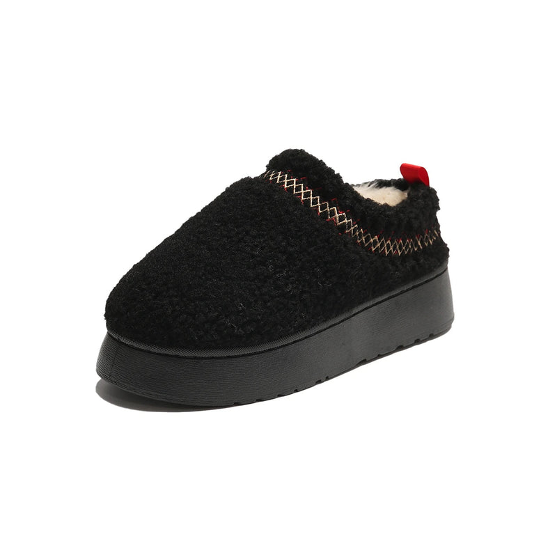 New Furry Plush Warm Stylish Platform Snow Boot