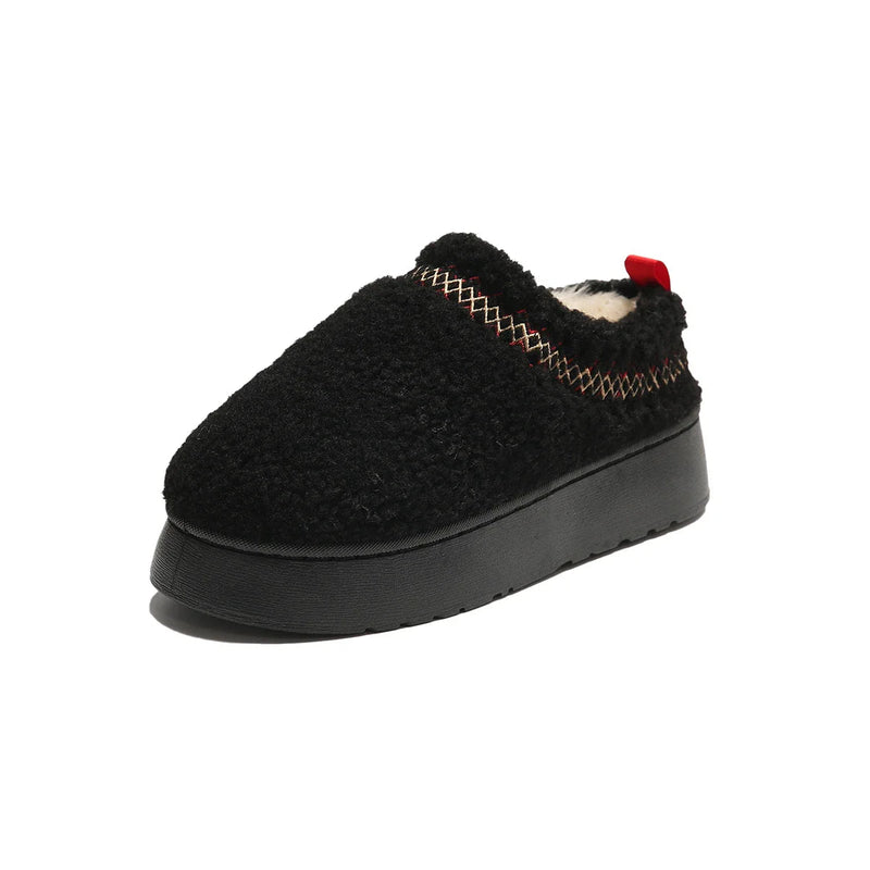 New Furry Plush Warm Stylish Platform Snow Boot