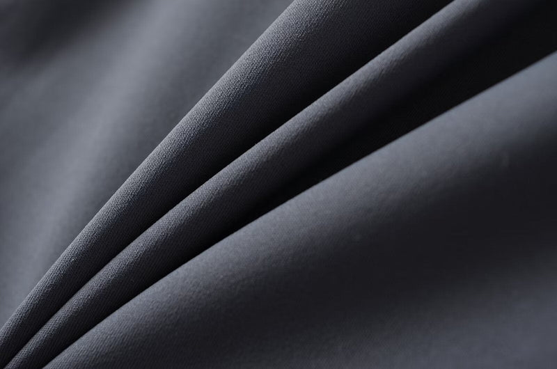 Dark Gray – Slim Fit Waist-cinching Mini Dress