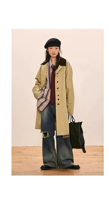 Octopusme -inspired Oversized Coat - Multi-color