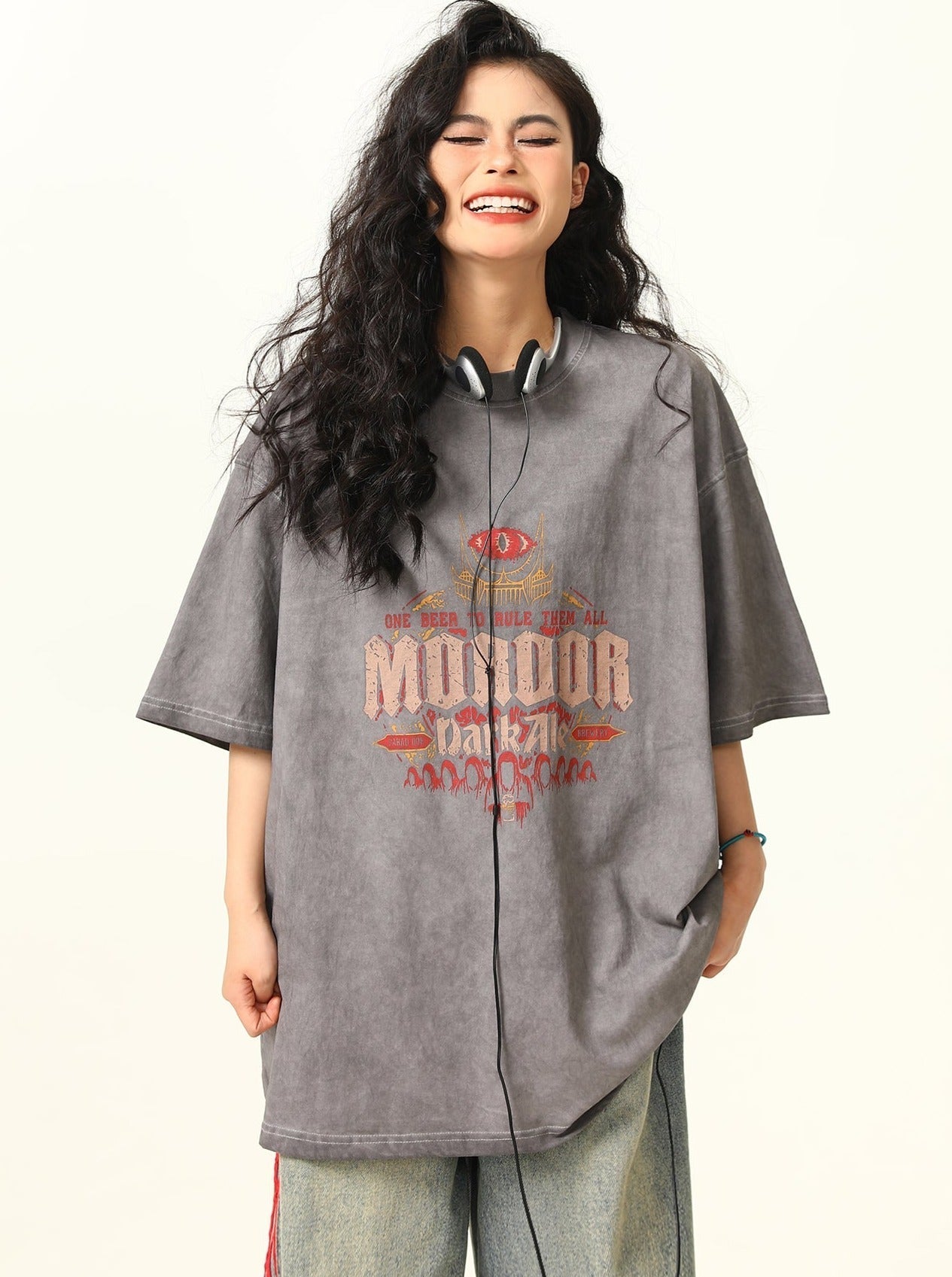 -style Fantasy Oversized T-shirt